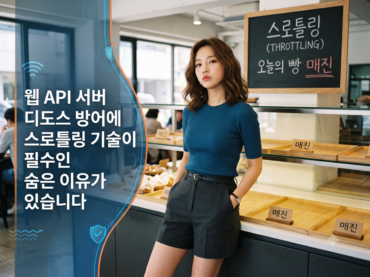 웹 API 서버 디도스 방어에 스로틀링 기술이 필수인 숨은 이유가 있습니다