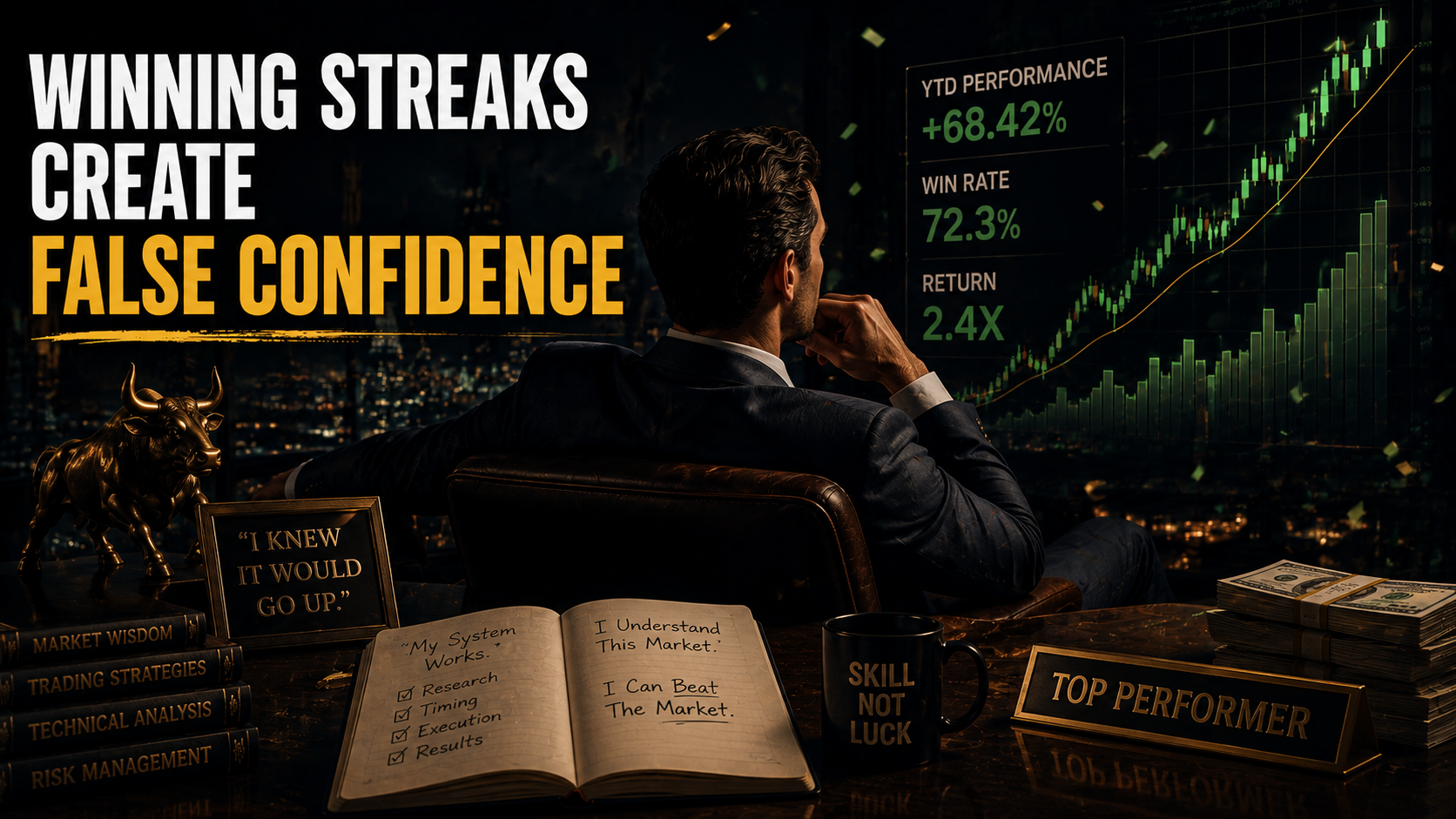 `Winning streaks creating false confidence and overconfidence in investing`