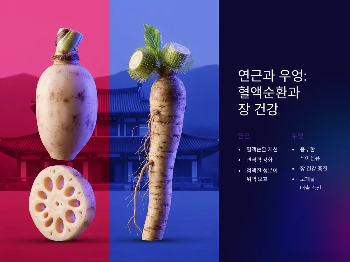 우엉: 장 건강에 탁월한 식이섬유의 보고