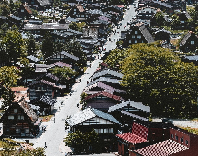 일본 소도시 여행 관련 이미지