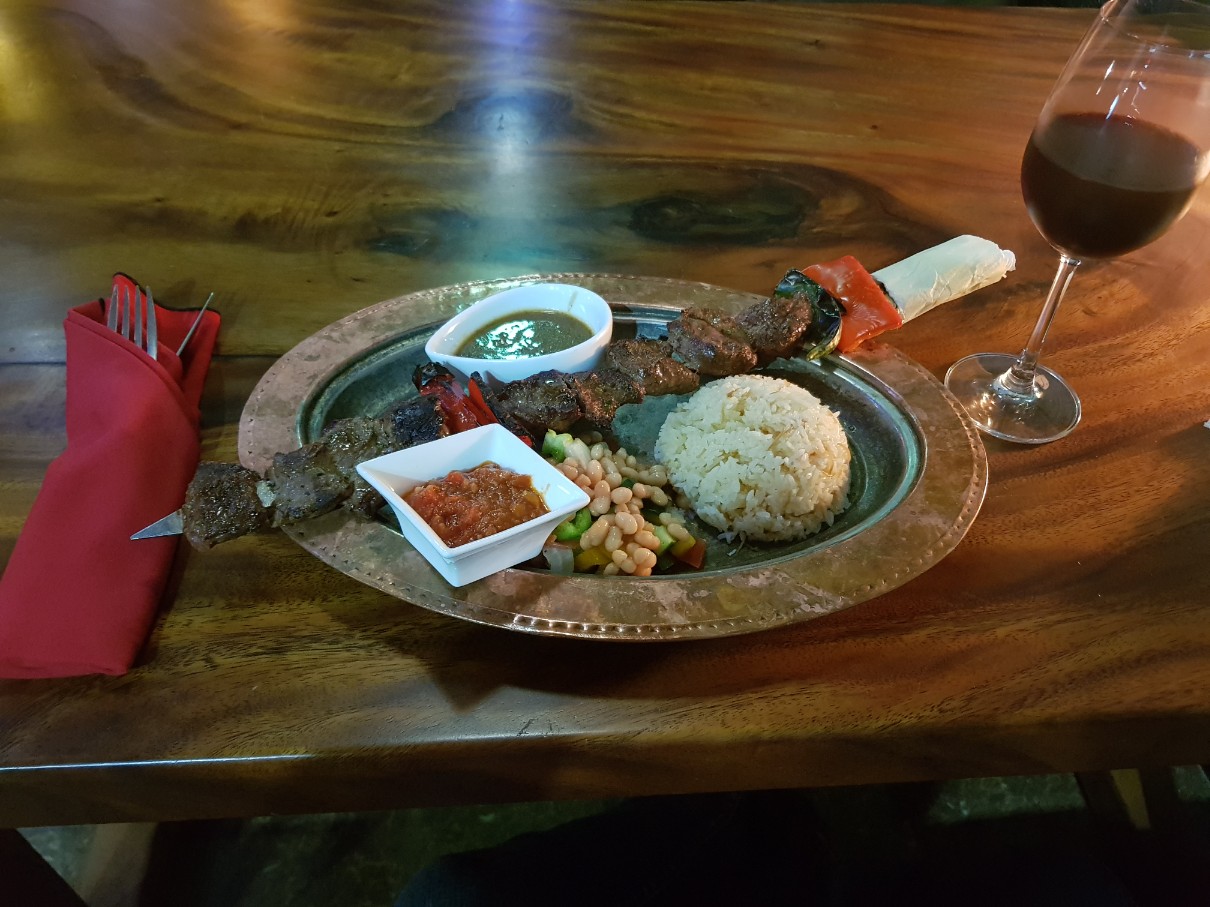 호치민 1군 터키쉬 레스토랑 Pasha Restaurant - Lamb Shish Kebab