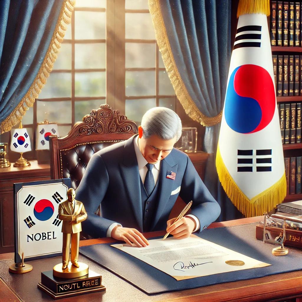 노벨상 대통령 축전