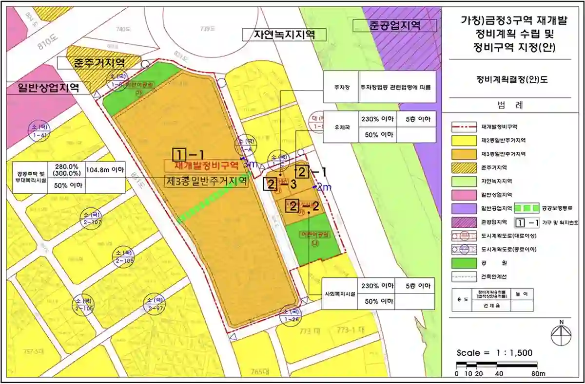 금정3구역-재개발-정비구역-지정안