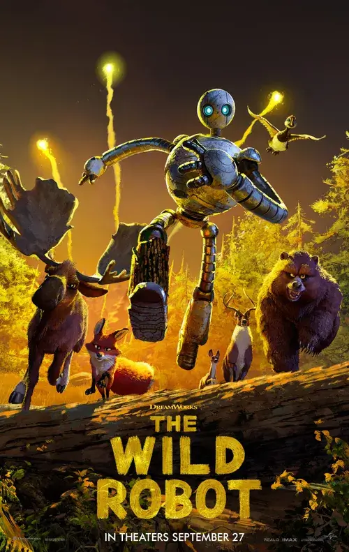 Wild robot movie poster picture
