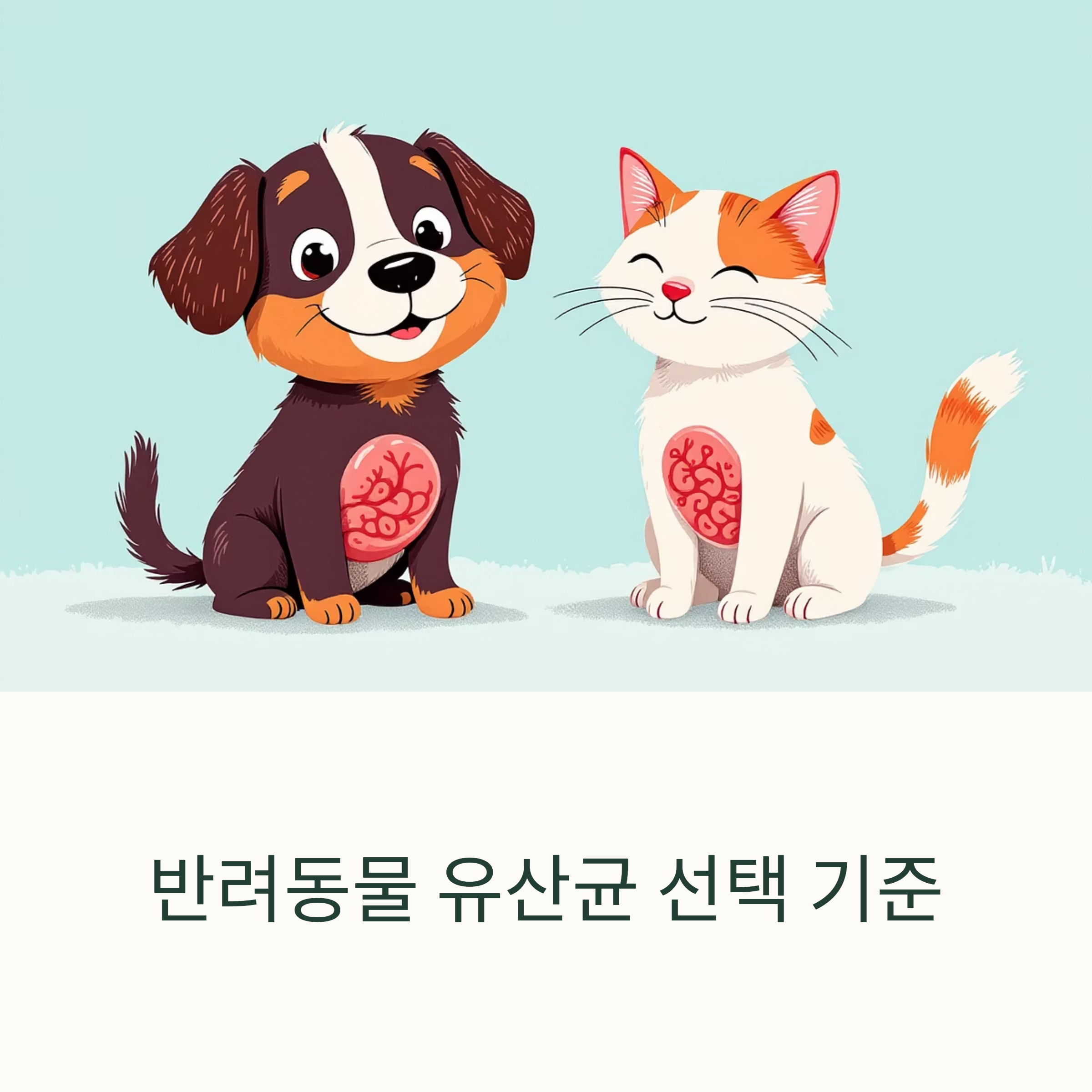 반려동물 유산균 선택 기준