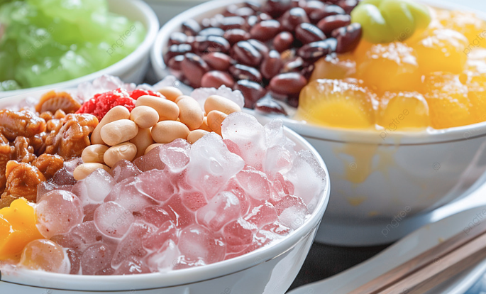 아이스 캄풍 (Ais Kacang) – 더운 나라에선 이런 디저트!