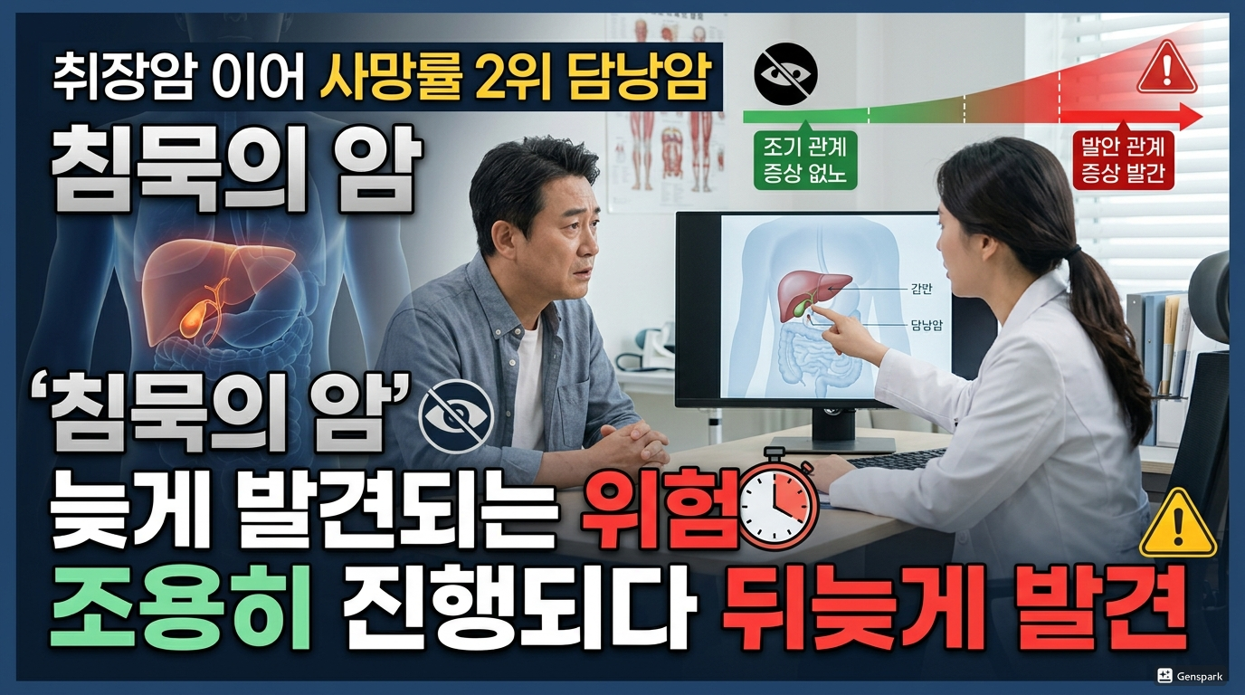 췌장암 이어 사망률 2위 담낭암, 어떤 사람이 특히 위험할까?