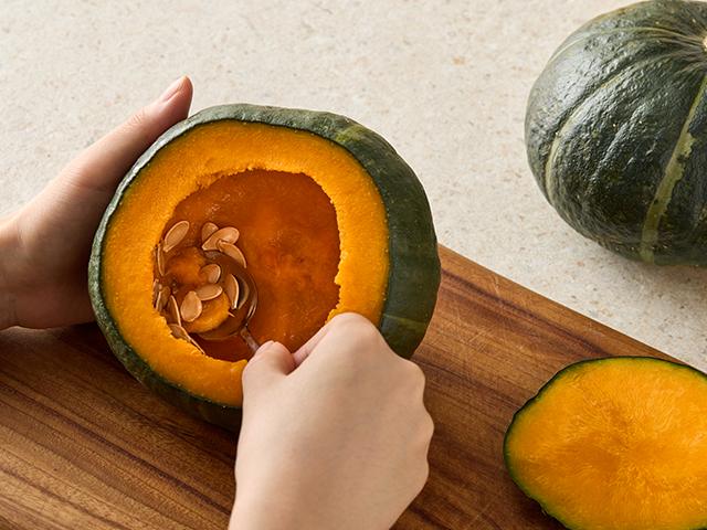 단호박 영양밥 레시피 단호박손질
