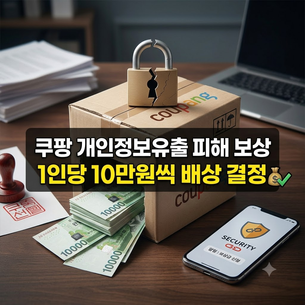쿠팡 개인정보 유출 사고 피해 보상