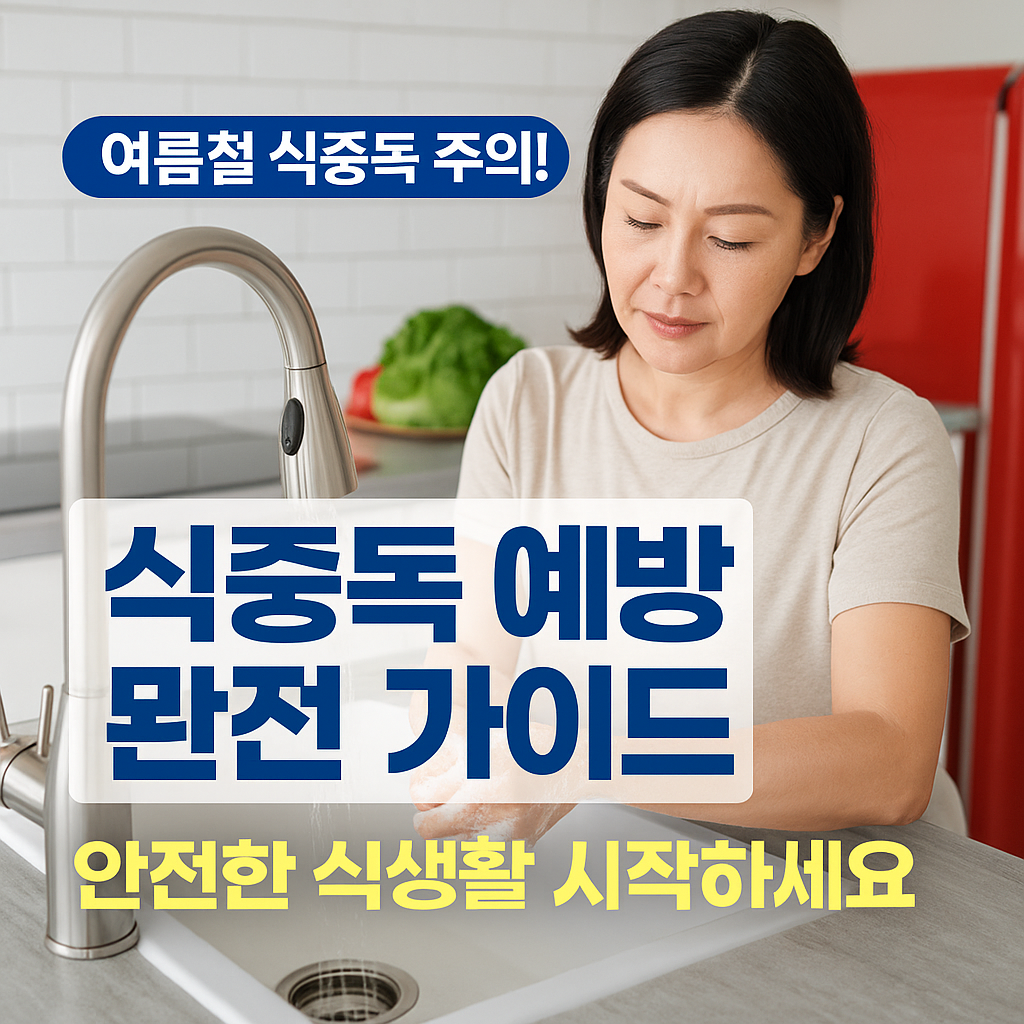 식중독 예방 완전 가이드