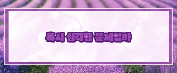 머리가 찌릿찌릿 아파요 (+의심질환)
