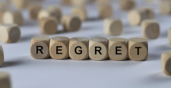 후회를 한다는 건 가장 나쁜 후회