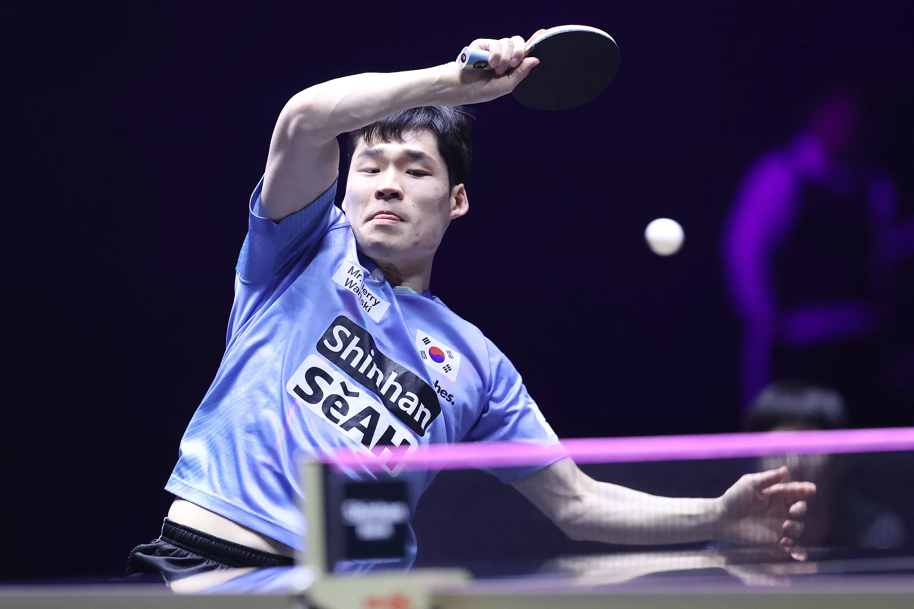 장우진 마룽 WTT 사우디 스매시