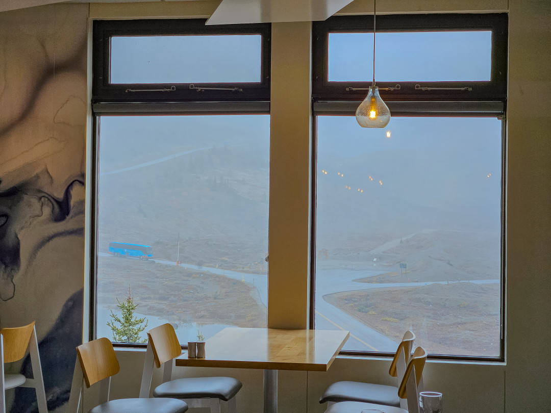 캐나다 컬럼비아 아이스필드 식당