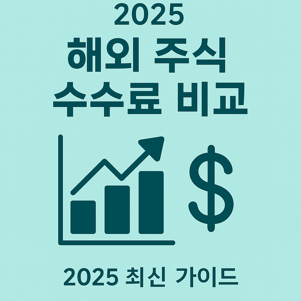 2025 해외 주식 수수료 비교 – 미래에셋·삼성증권·키움증권·NH투자증권