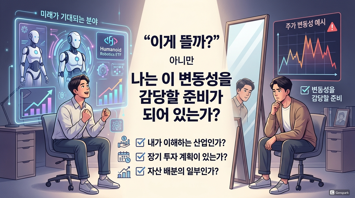 나는 이 변동성을 감당할 준비가 되어 있는가&rdquo;입니다