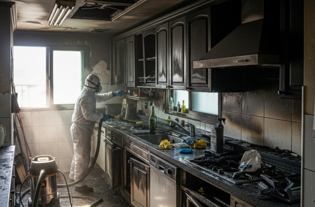 화재 청소전후 사례 사진