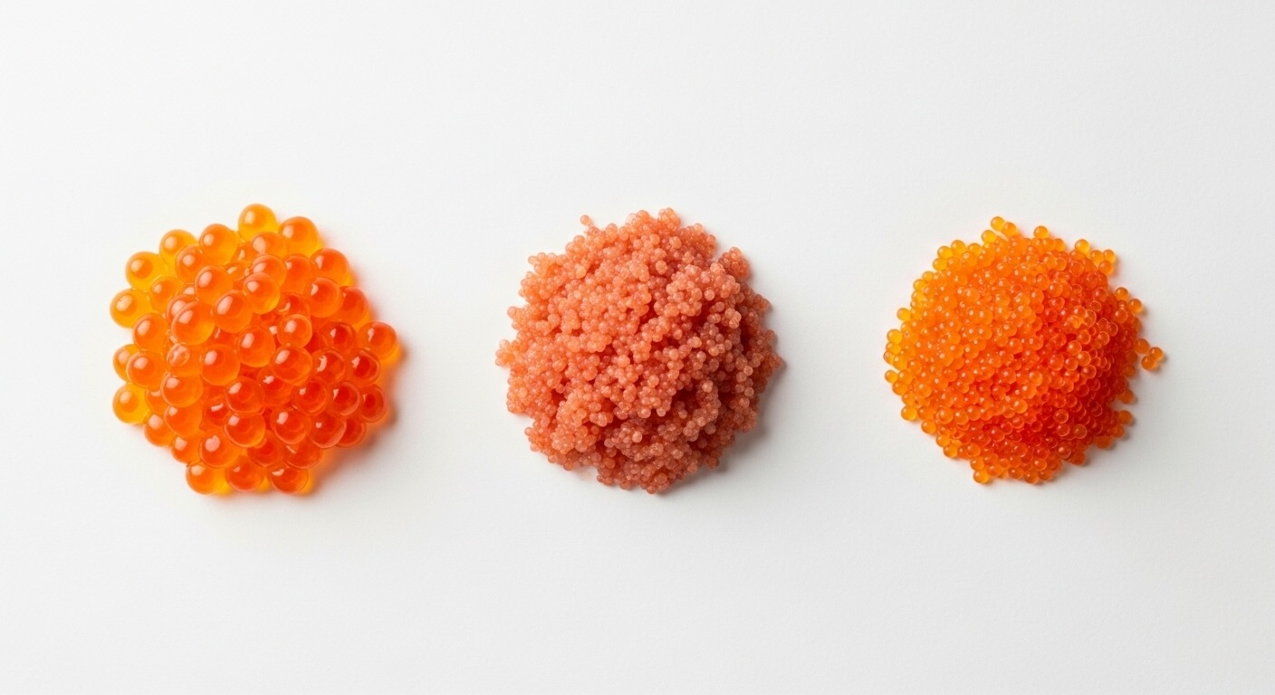 연어알 vs 명란 vs 날치알 맛&middot;용도 비교