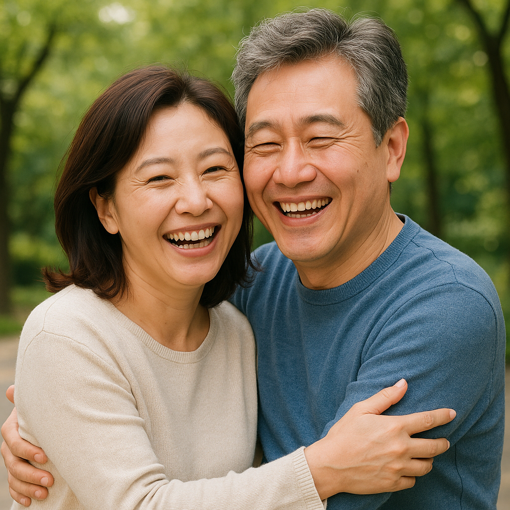 행복한 부부 모습