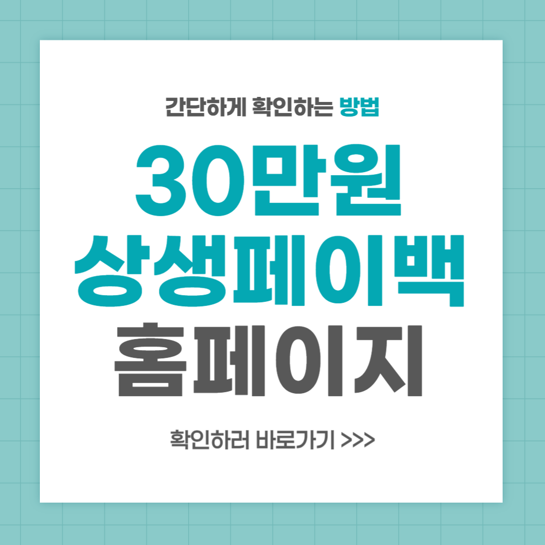 상생페이백 홈페이지