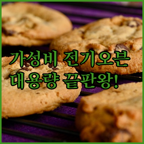 전기 오븐 추천 가성비 대용량 제품별..