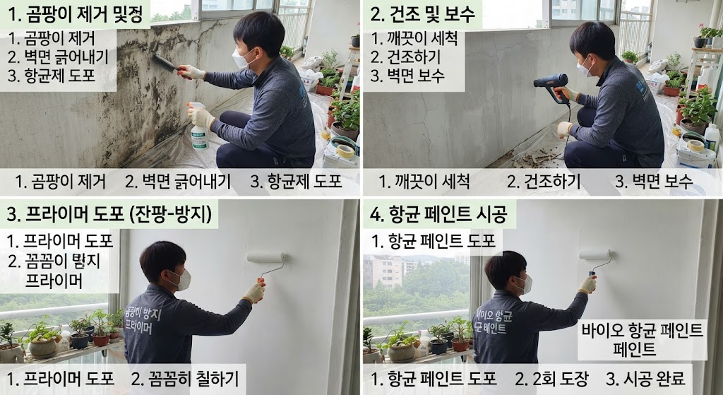 베란다 결로 재발을 막는 일상 환기 및 공간 확보 방법