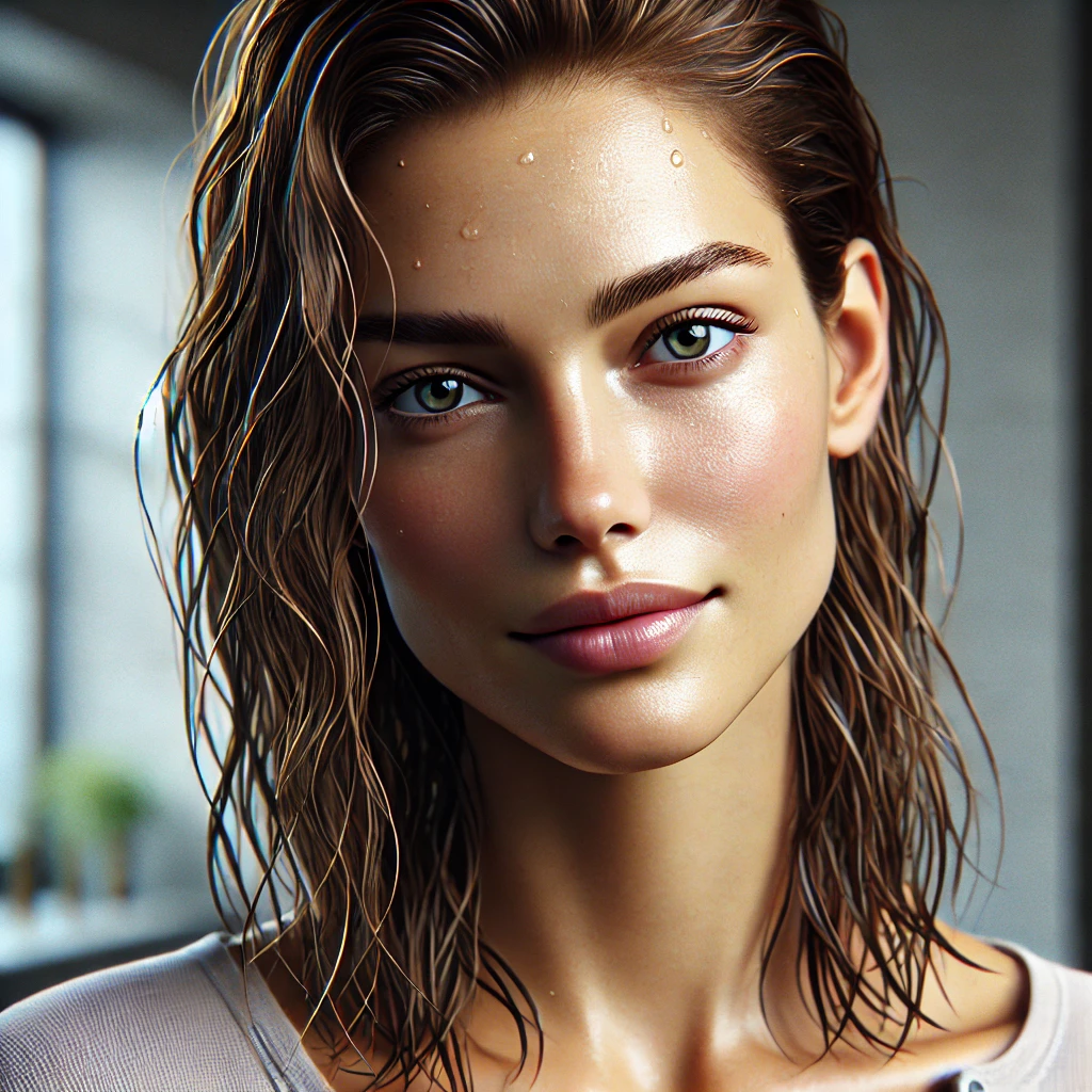 머리-감은-여자