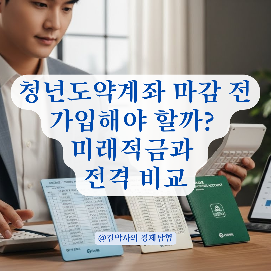 청년도약계좌 vs 청년미래적금, 가입 시점별 완벽 비교 분석.