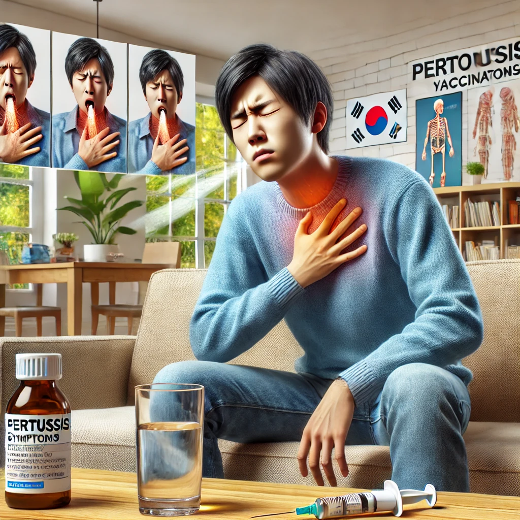 성인 백일해 증상 보르데텔라 퍼투시스 예방