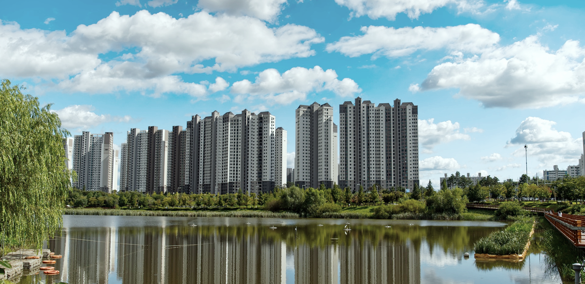 청약 재당첨 제한 설명을 위한 아파트 단지 전경