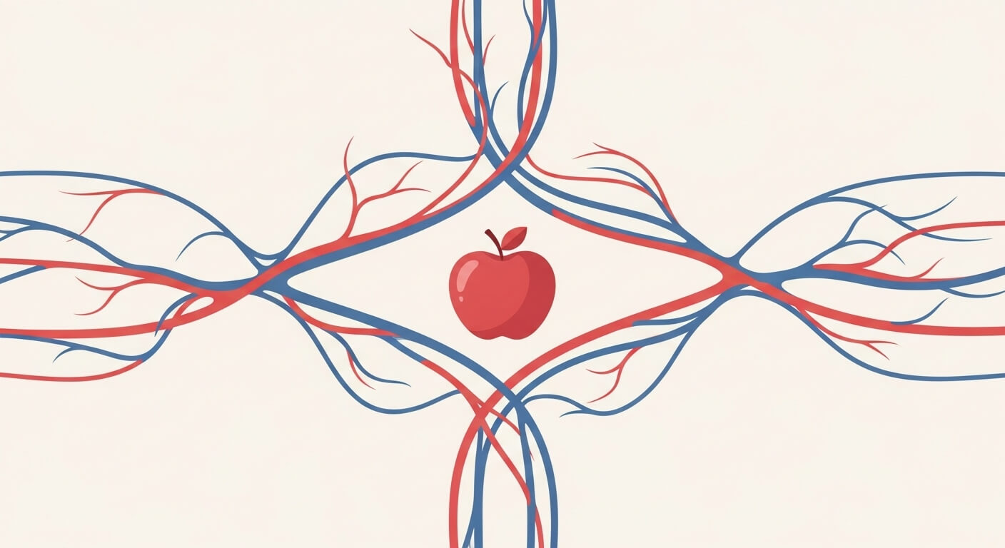 혈관 건강 보호: 심혈관 질환 예방을 위한 겨울철 사과 활용법