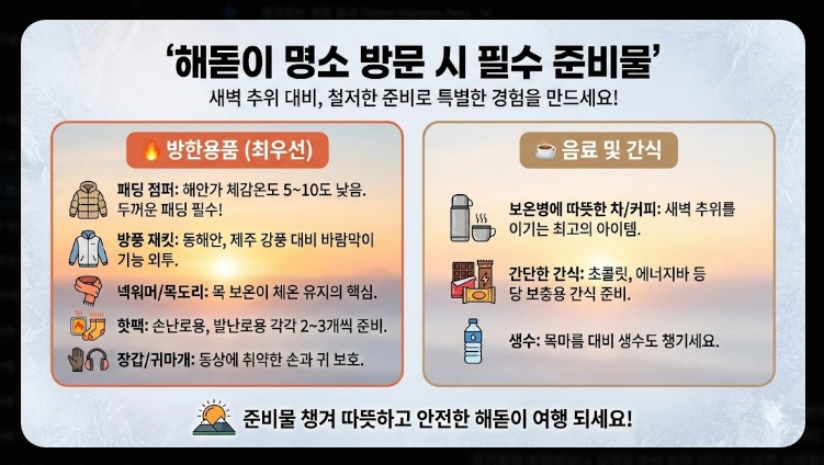 2026 해돋이 명소 지역별 완벽정리