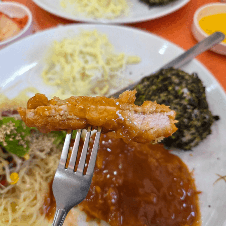 주먹밥 맛집 맛있는 집 소풍 미아본점 A세트 돈까스