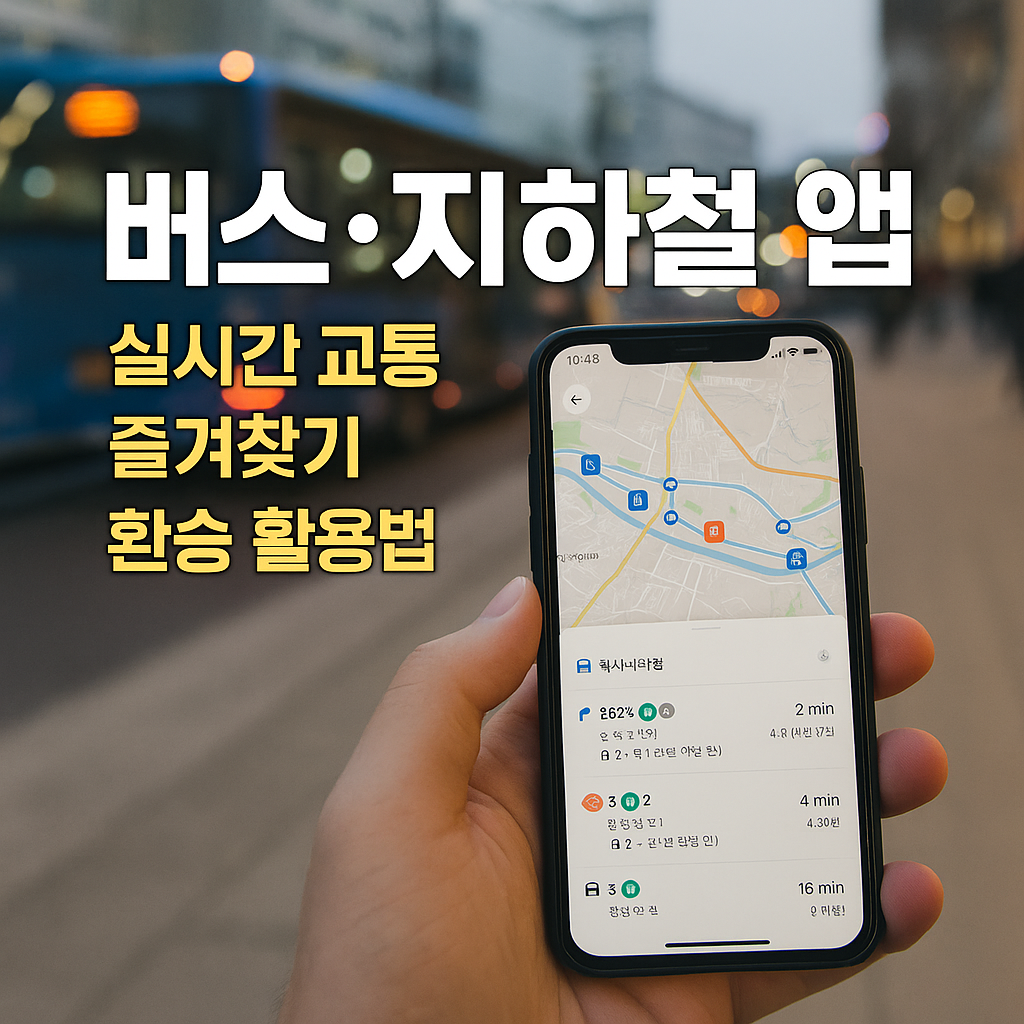 버스·지하철 앱-실시간 교통, 즐겨찾기, 환승 활용법