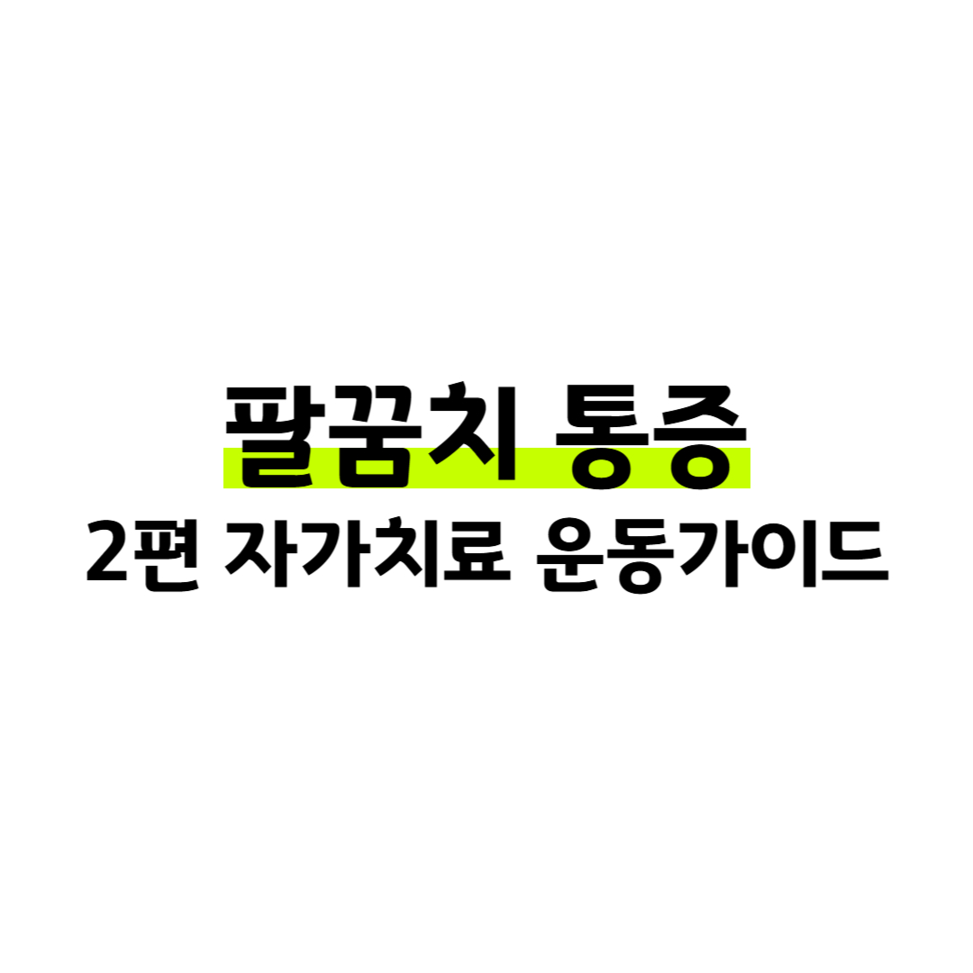 팔꿈치 통증, 계속 아프신가요? 하루 15분 자가운동으로 바꾸세요 썸네일