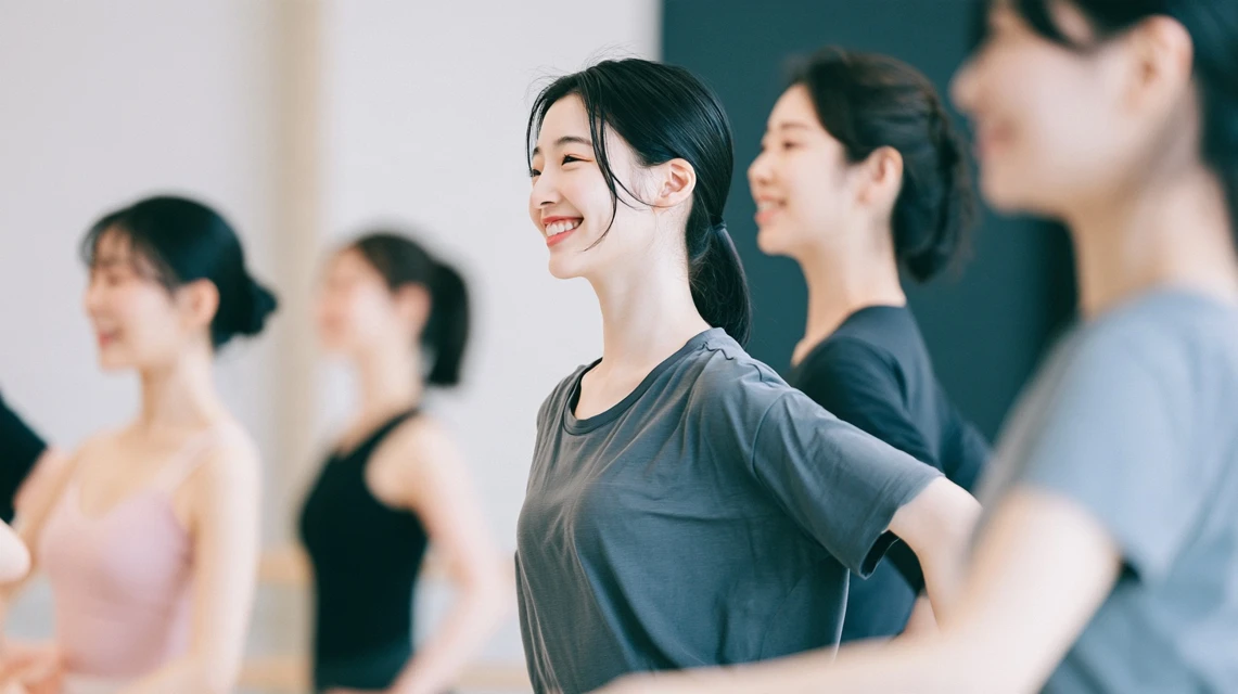 다양한 연령대가 함께하는 발레 클래스