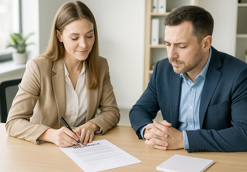 실손보험 가입 상담 장면