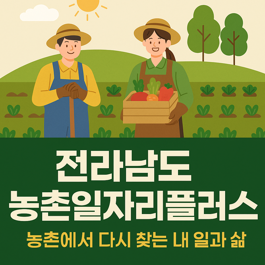 전라남도 해남군 진도군 강진군 보성군 농촌일자리플러스 일자리 구인정보