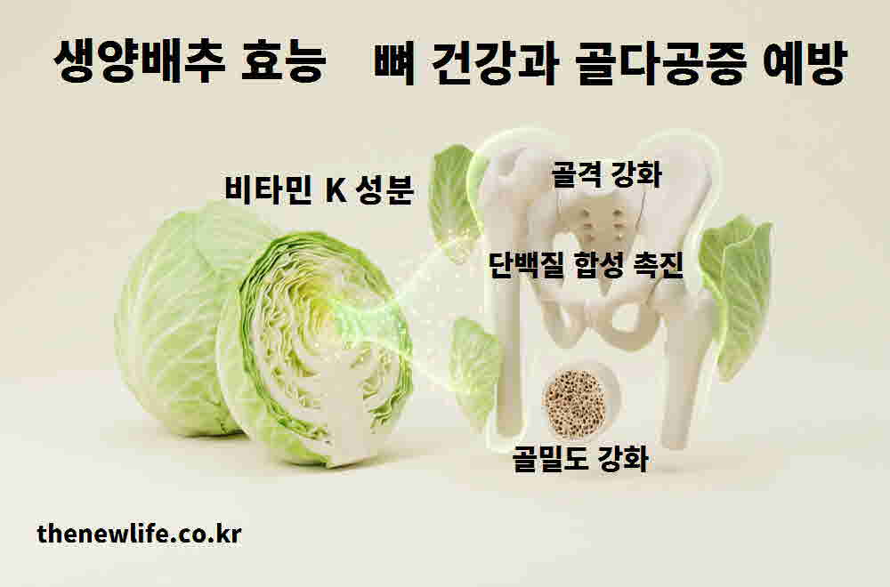 생양배추 효능 뼈 건강 골다공증 예방