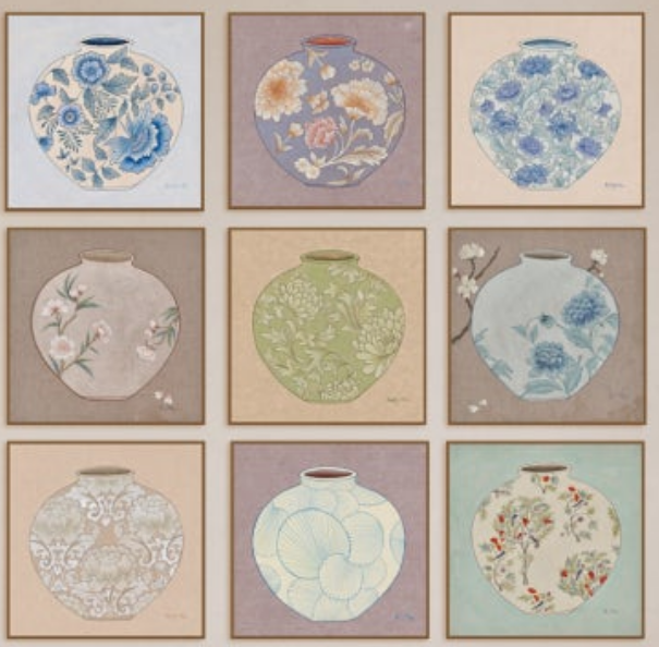 요즘 인기 있는 복들어오는 달항아리 액자는 어떨까?