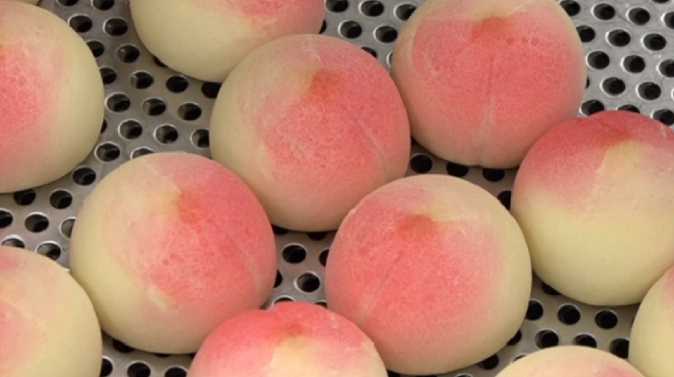 극한직업-복숭아빵-특산물빵-과일빵-과자의성