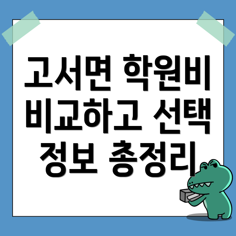 담양군 고서면 5급 공무원 학원