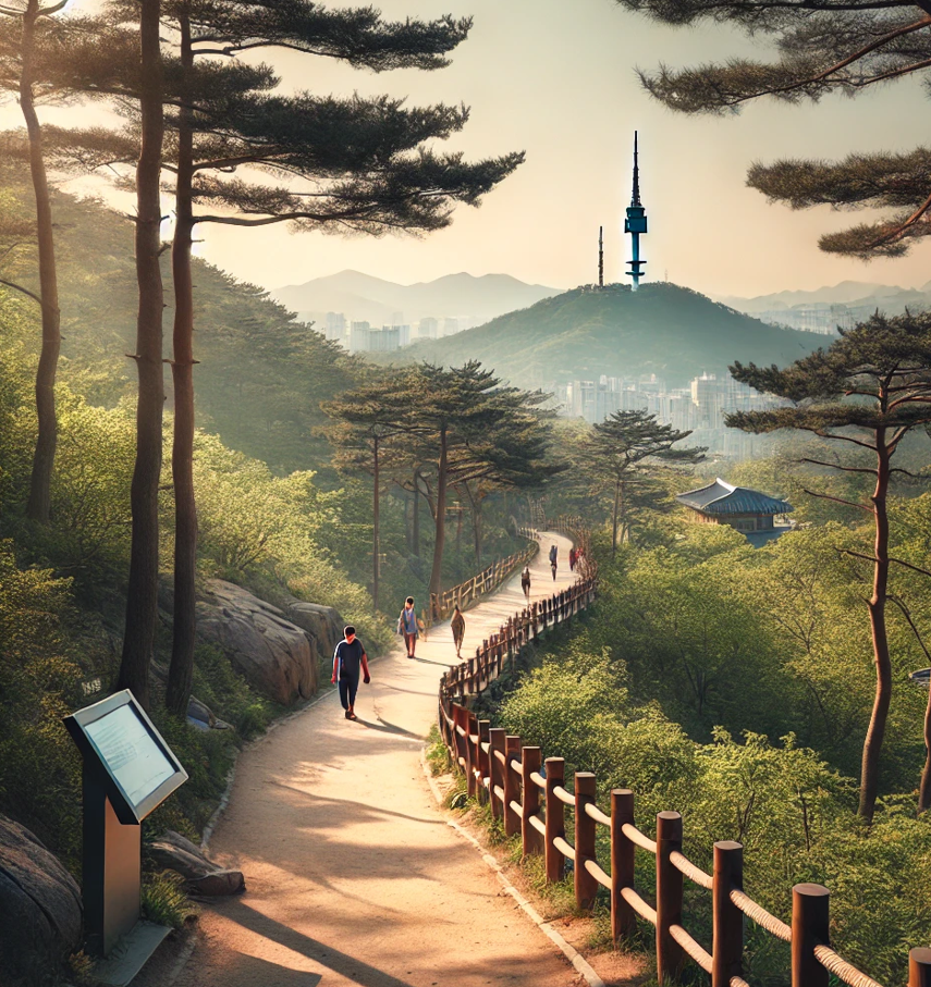 서울 남산 둘레길 이미지