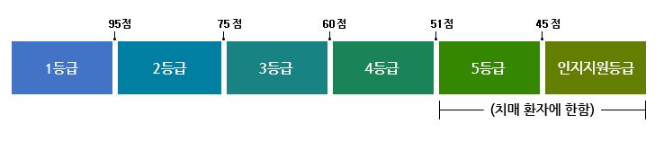 노인장기요양인정 점수