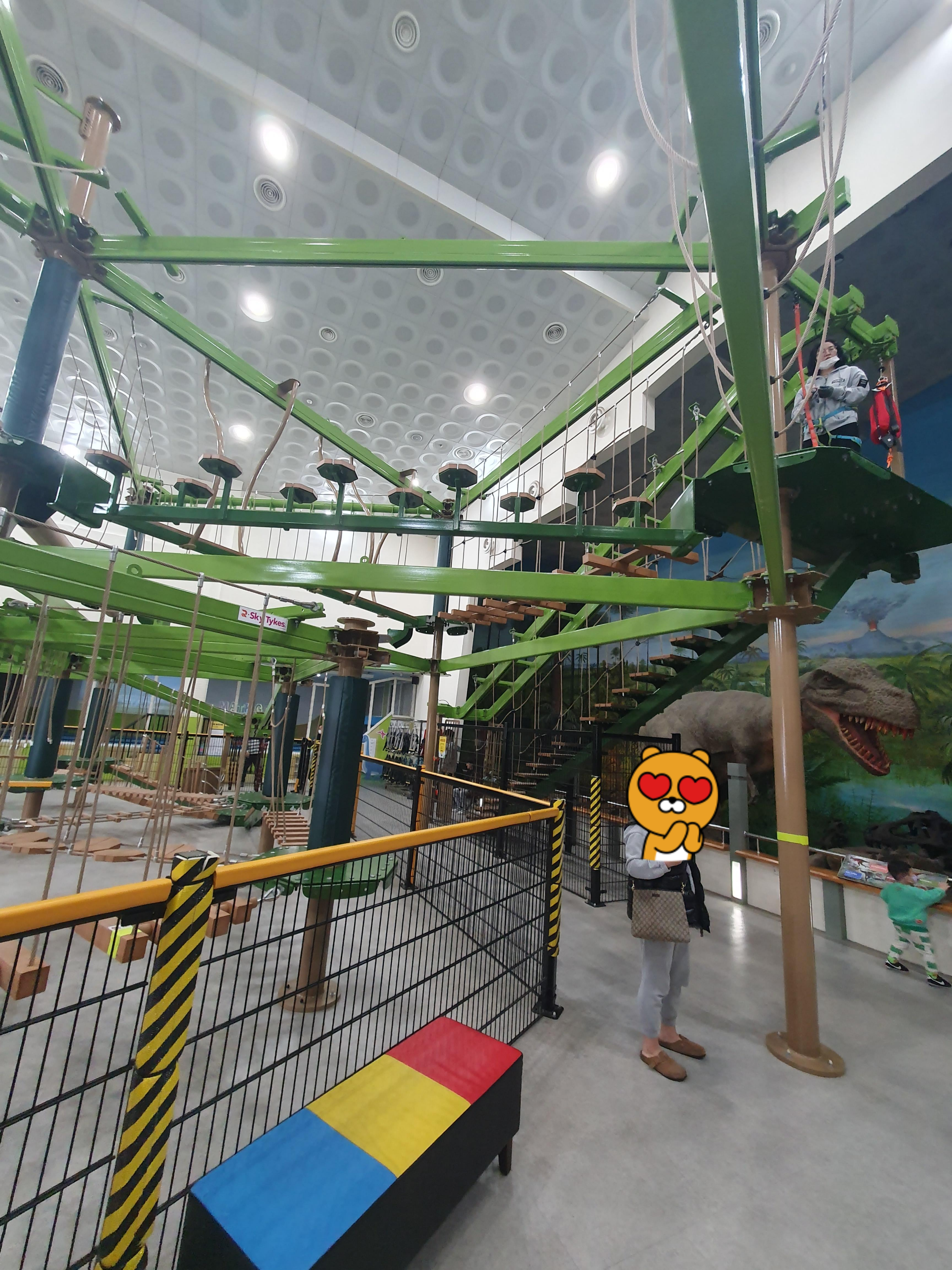 익산 다이노 키즈월드 실내 공중모험놀이