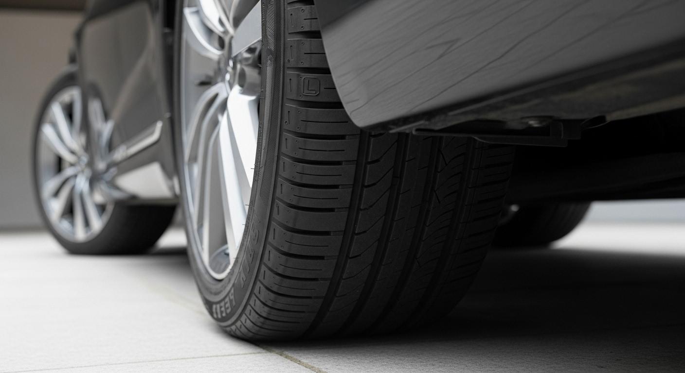 자동차 타이어 방향