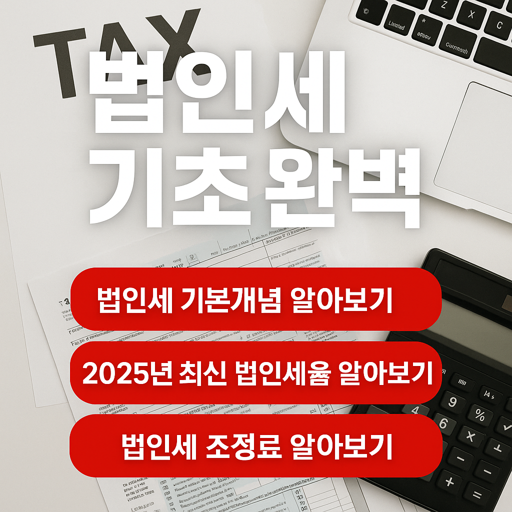 몰랐다간 손해! 법인세 핵심만 콕콕 짚어드립니다