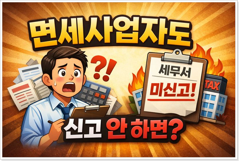 면세사업자도 신고해야 한다