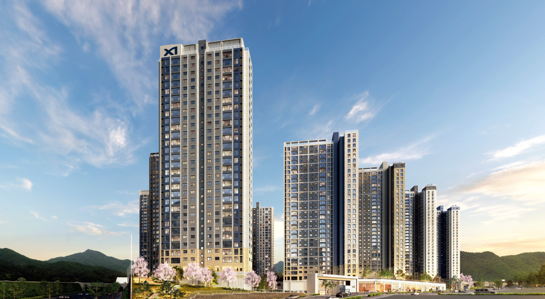 북오산자이 리버블시티 조감도