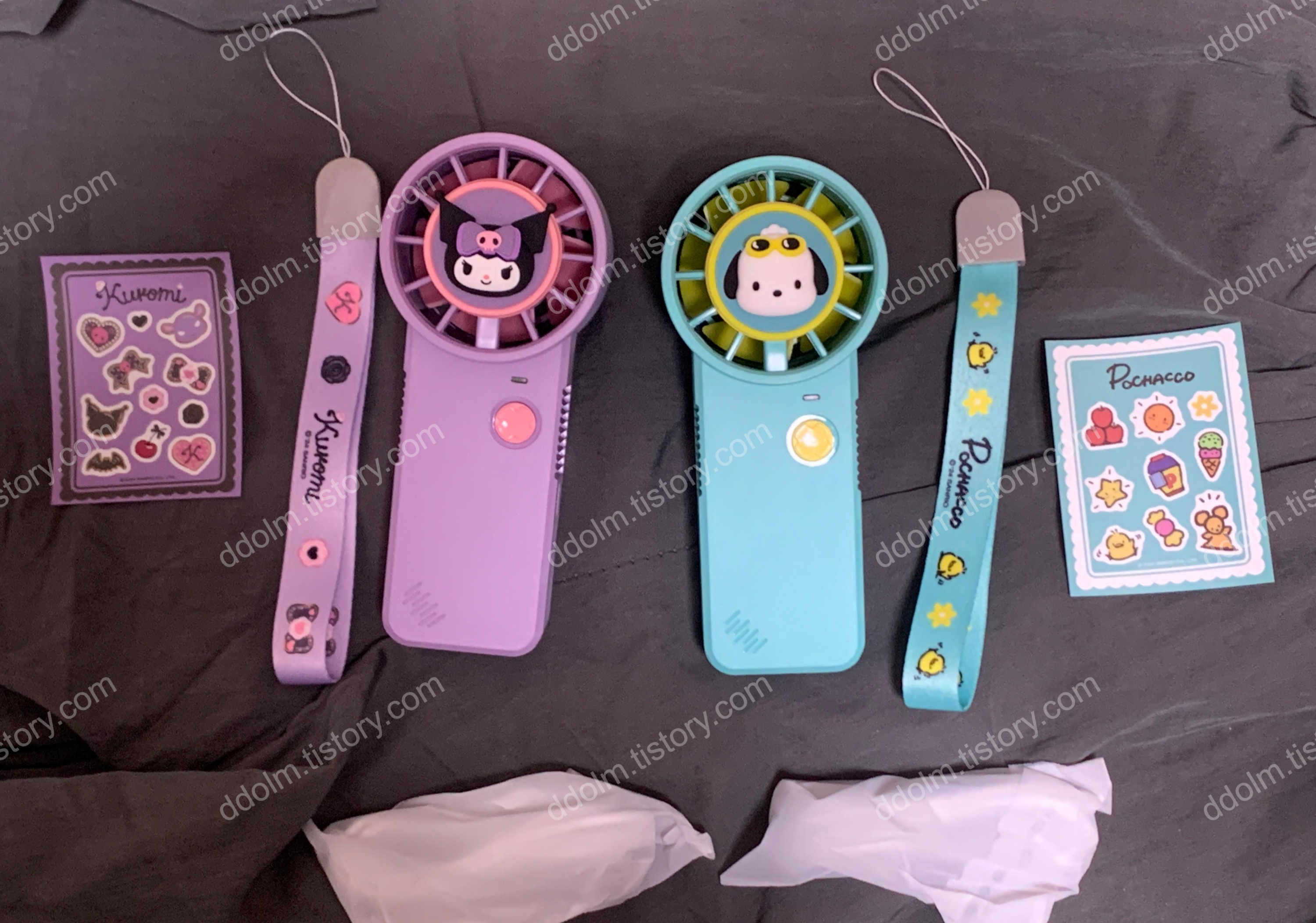 산리오 무선 핸디 선풍기